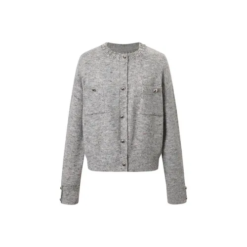 YOUSEKOO Серый Женский Трикотаж