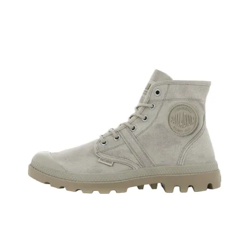 Palladium PALLABROUSSE Wa противоскользящие устойчивые к истиранию дышащие высокие кеды унисекс коричневые