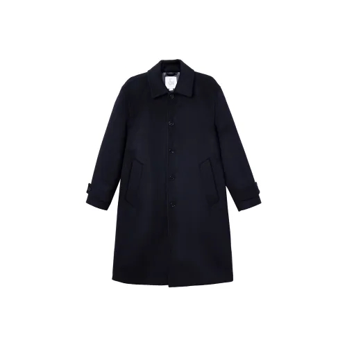 JACK JONES E37 Чернила Синий Мужской Пальто