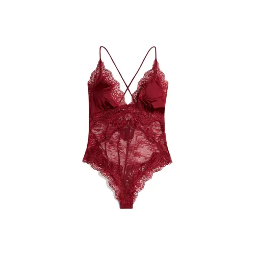 H M Red Женское боди