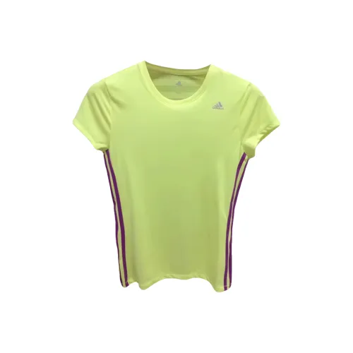 Adidas Неоновый зеленый Kids T-рубашки