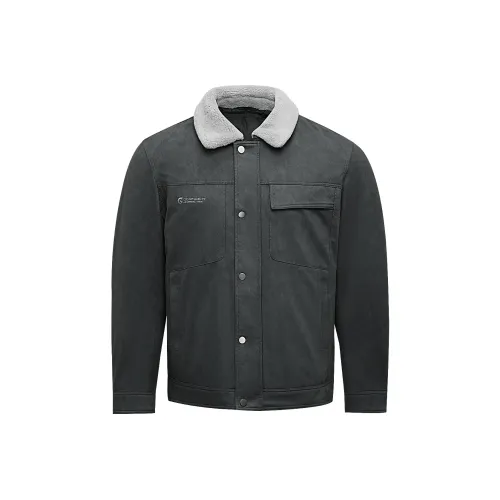 HLA Medium Gray 93 Мужской хлопковый пуховик