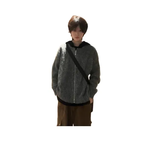 GUHUO Серый Унисекс Трикотаж