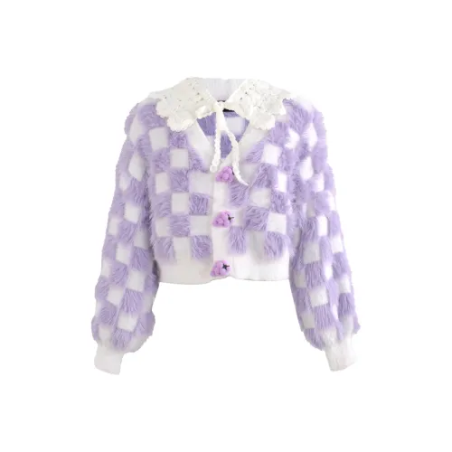 YOUSEKOO Фиолетовый Женский Трикотаж