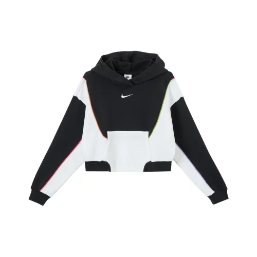 Nike Толстовка Женская Черная Белая