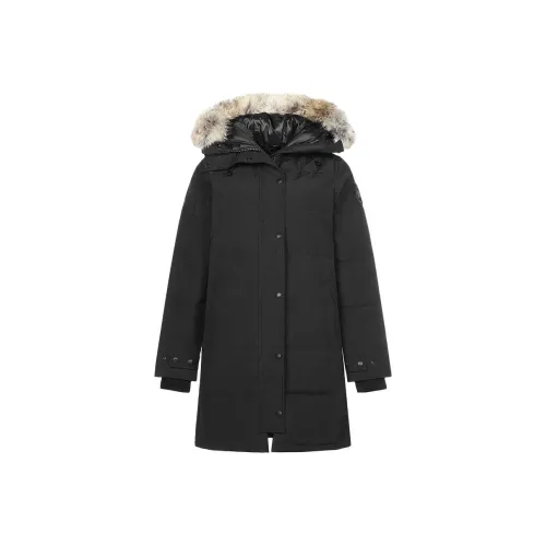 Canada Goose Shelburne Series Down Jacket Parka Coat Women's Black