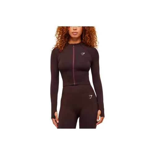 GYMSHARK Коричневый Женский Куртки