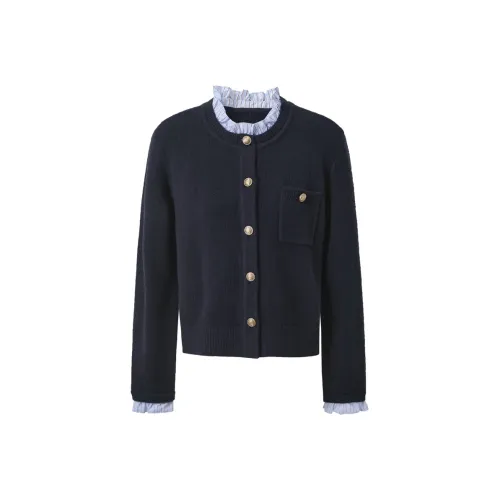 3COLOUR Трикотаж Женский Темно-Синий