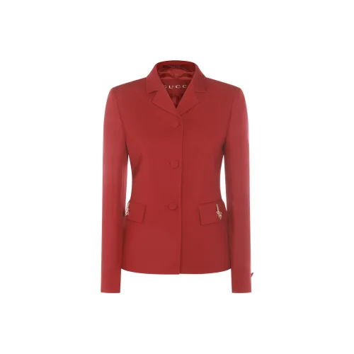 GUCCI FW25 Предзимняя коллекция Бизнес-костюм Пальто Женское