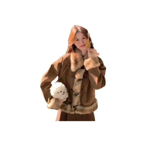 HTHK Кофе Женские Меховые изделия