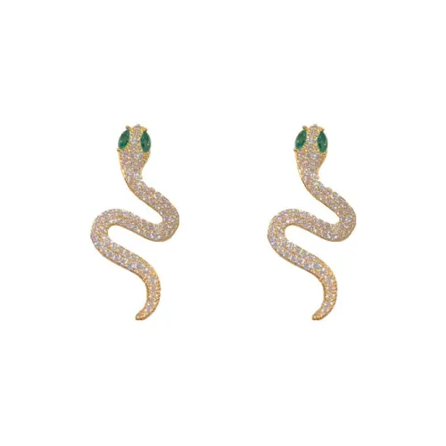 BONAS Микро Инкрустированные Серьги с Цирконием Женские