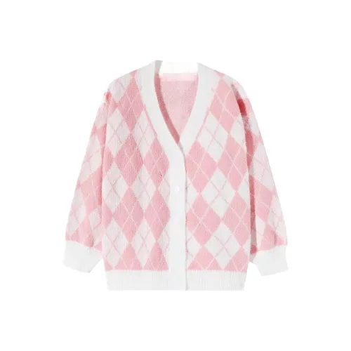 GUOZHEN Розовый Женский Трикотаж