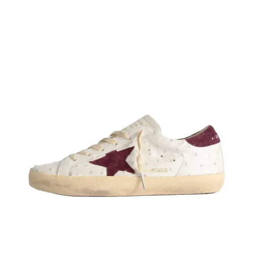 Golden Goose Супер Звезда Low Топ Кроссовки для скейтбординга Женские Белые