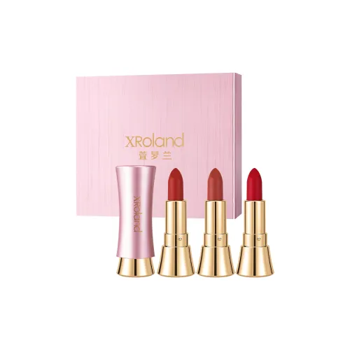 XRoland Розовый Сумерки Роскошь Помада Красная коробка Велюр Мягкий матовый Без следов Тонкий Wa Легкий Легко наносится глянцевый