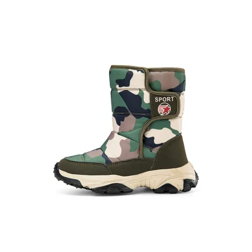 ALPLUME Термический Износостойкий Водонепроницаемый Противоскользящий MID Верх Детские Зимние Сапоги