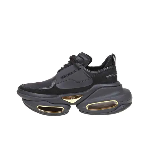 BALMAIN B Смелый Низкий Топ Повседневная Обувь Мужская Черная