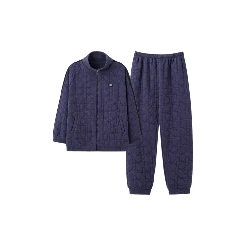 99270 Dark Blue Men's Pajama Sets