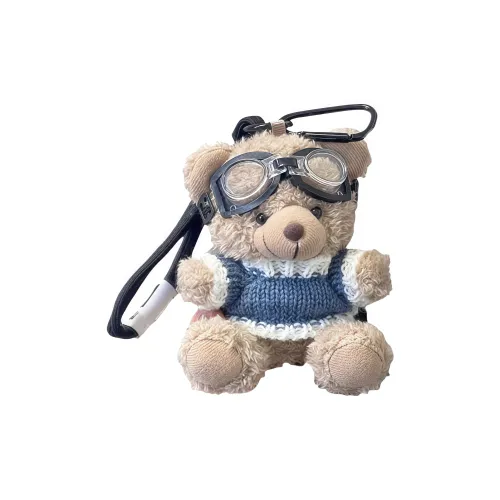 AIQINGCAOZHILIANWANJU Пилот Румяна Медвежонок Брелок Плюшевый Подвеска 15 см Длина Тела