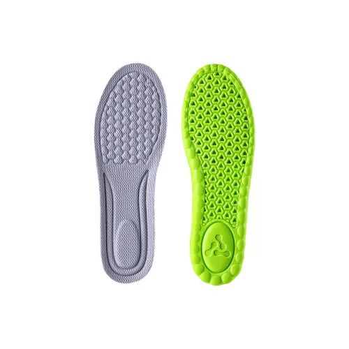 JVBV K208 Антибактериальная сетка + Мягкий отскок ПУ (полиуретан) Стельки Унисекс