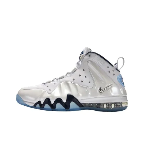 nike Barkley Posite Max USA Устойчивый к истиранию MID Топ Винтажные баскетбольные кроссовки Мужской Серый