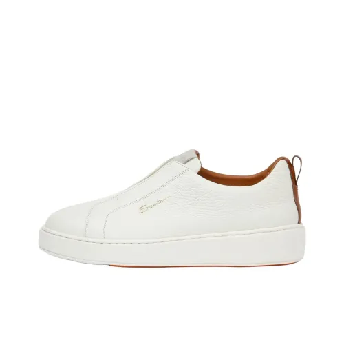 Santoni Низкие Кроссовки для скейтбординга Женские Белые