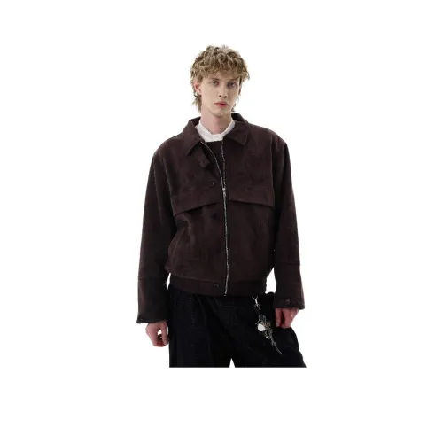 TUOFEI Коричневый Унисекс Куртки