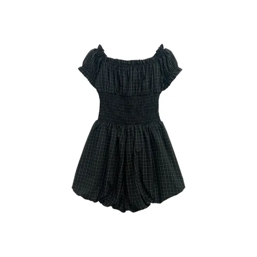 MIMIZI Короткое платье с короткими рукавами женское