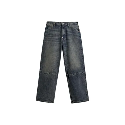 ZARA Collaboration Ярко-синие Мужские Джинсы