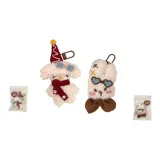 [Сердце Зеркало Кролик + Щенок с Шарфом] 2 упаковки