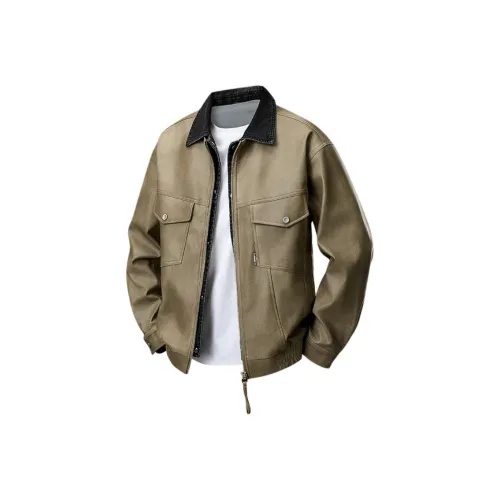 Vintage Cars Кожаная куртка Мужская