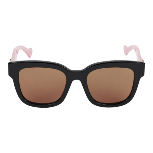 GUCCI Квадратные солнцезащитные очки унисекс черные