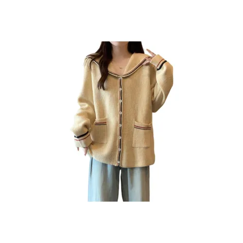 GUOZHEN Абрикос Женский Трикотаж