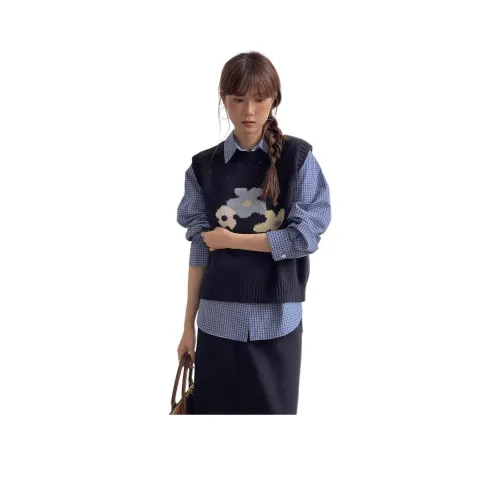 YOUSEKOO Темно-синий женский трикотаж