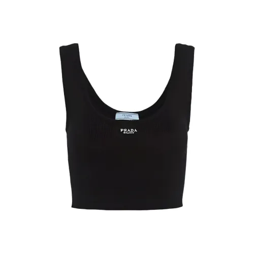 PRADA Черные Женские Майки