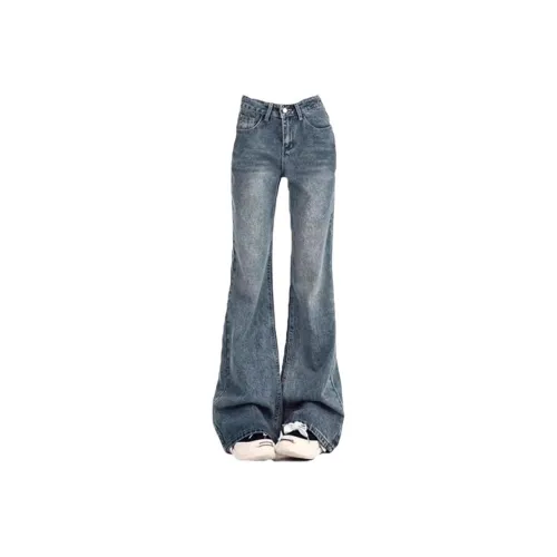 BELOVED STARRY Blue Tone Women's Jeans BELOVED STARRY Женские джинсы с синим оттенком