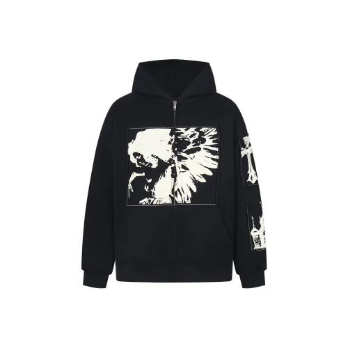 HIPHOPPUNKS Черный Мужской Свитшот