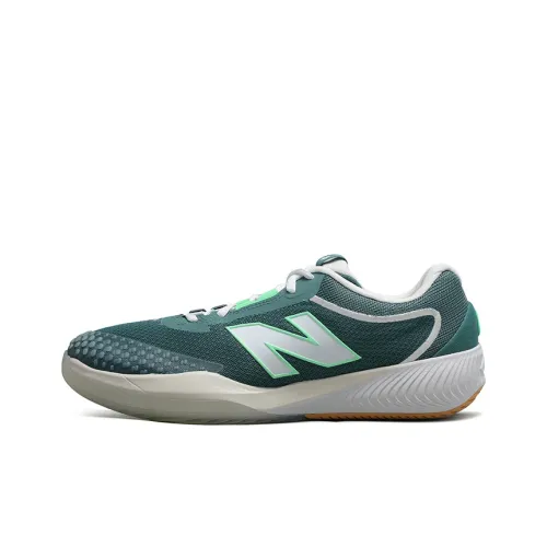 New Balance NB FuelCell 996v6 Дышащая Поддержка Низкий Верх Кроссовки для тенниса Унисекс Белый Зеленый