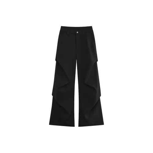 98SQUID Black Unisex Casual Pants