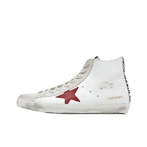 Golden Goose Francy High Топ Скейтборд Кроссовки Мужские Белые