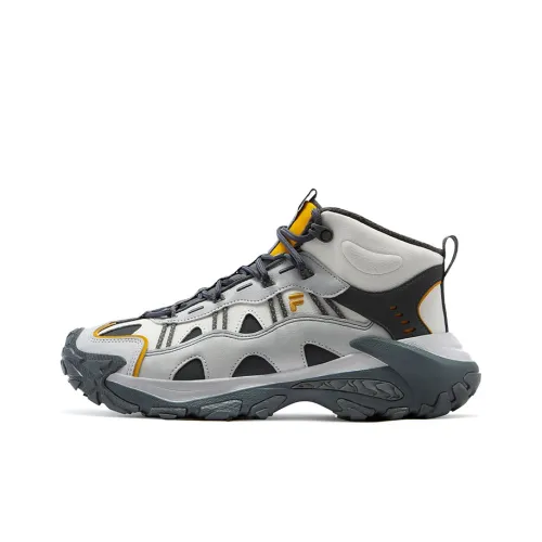 FILA FUSION EXOCET II Mountains Shoe 2 MID Топ Повседневная обувь Мужской Тень Черный Серый