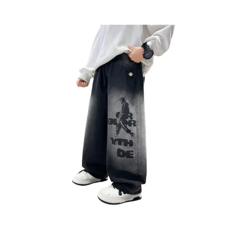 Teddy's Collection Черные флисовые штаны с подкладкой школьные джинсы