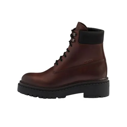 PRADA Ботильоны Женские Коричневый