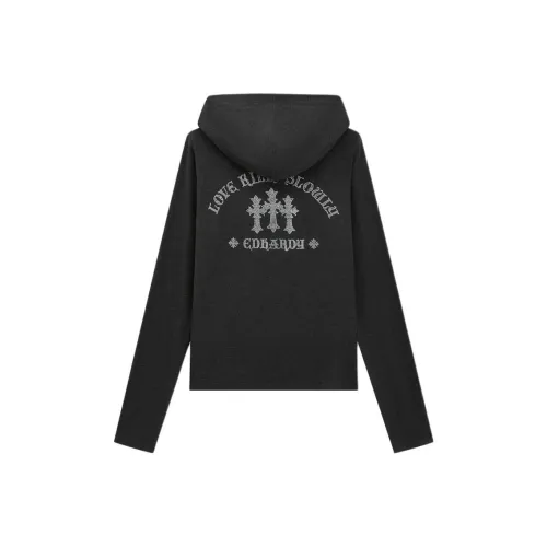 Ed Hardy Темный Мраморный Женские T-рубашки