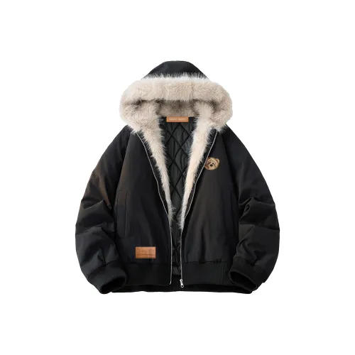 NOISY TEDDY Хлопковый пуховик унисекс