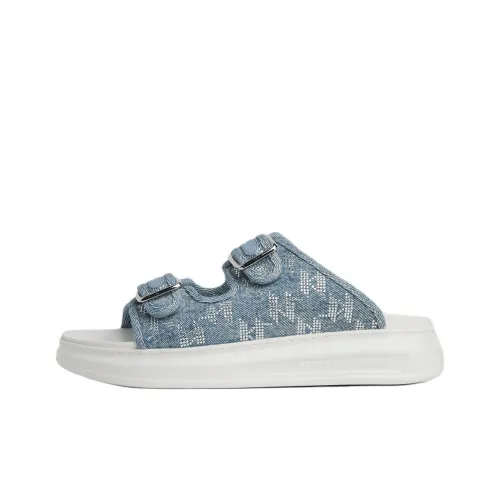 Karl Lagerfeld Kapri Слипоны 4CM Женские Светло-Синий