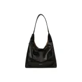 Глянцевая кожа, черный