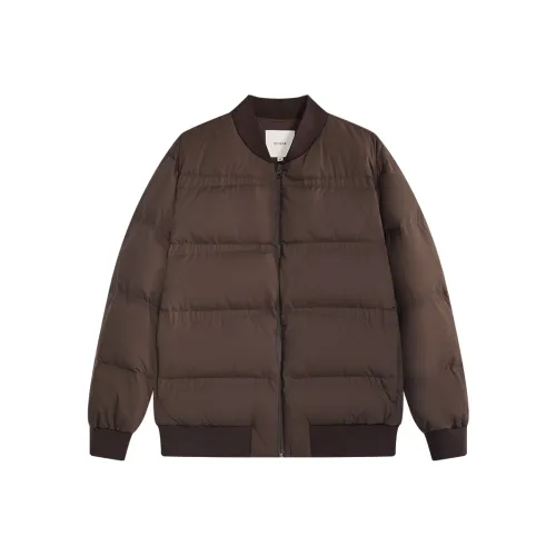 ZIOZIA Коричневый Унисекс Пуховики