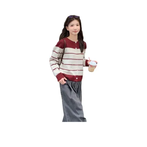 YOUSEKOO Красные полосы Женская трикотажная одежда