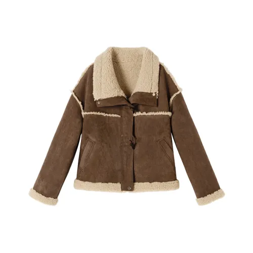 XIANGYING Женские Короткие Пальто