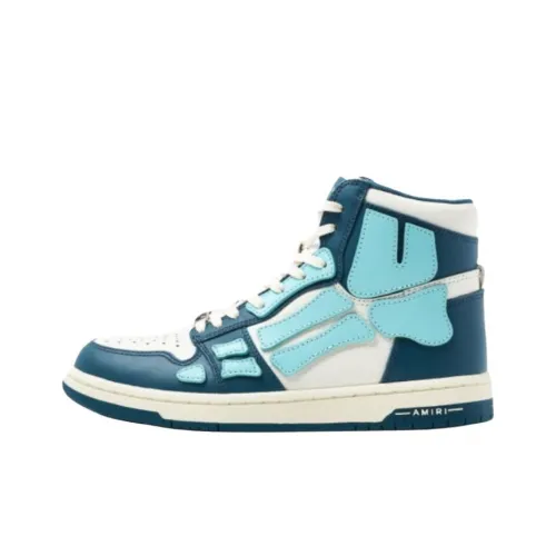AMIRI Skel Топ Hi High Скейтбординг Кроссовки Женские Синий